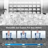 Under Counter Ice Maker Machine - 120 LB, photo 3