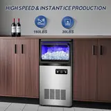Ice Maker Machine Commercial, 110LBS/24H, photo 2