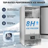 Under Counter Ice Maker Machine - 120 LB, photo 2
