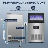 Commercial Ice Maker Machine 150LBS/24H,, photo 3