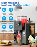 2-IN-1 Slush Machine & Ice Cream Maker M, photo 3