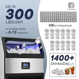 Commercial Ice Maker Machine 300LBS/24H,, photo 4