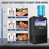 Under Counter Ice Maker Machine, 100LBS/, photo 5