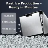 Nugget Ice Maker – 40 lbs/Day Countertop, photo 2