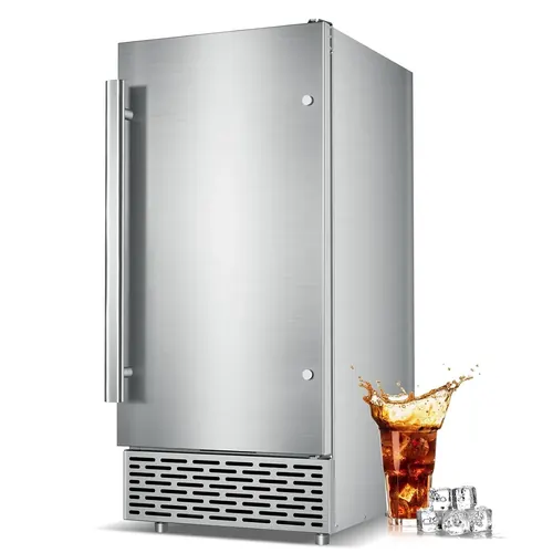 SOZT Under Counter Ice Maker Machine - 120 LBS/Day, Built in/Freestanding Placed