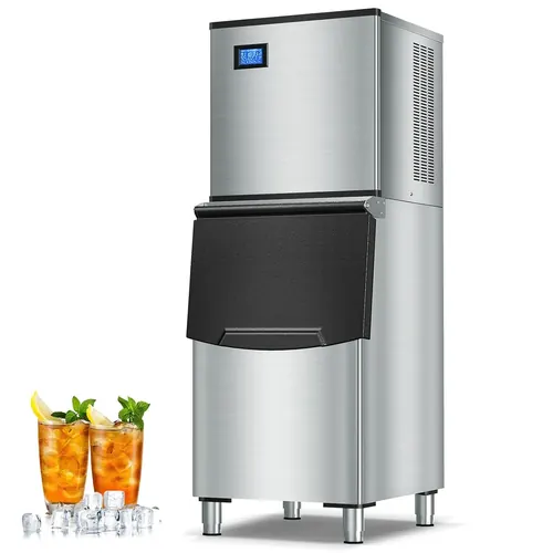 SOZT Commercial Ice Maker Machine - 500 lb/24 Hours High Production, 350 lbs Lar